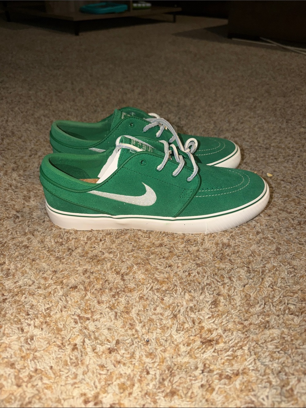 Nike SB Stefan Janoski OG+ Pine Green Suede Sail FD6757-302 sz 6.5 Men's 8 women